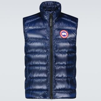 fashion luxury Canada Goose Crofton nylon vest in blue