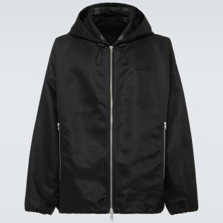 fashion luxury Gucci Logo twill blouson in black