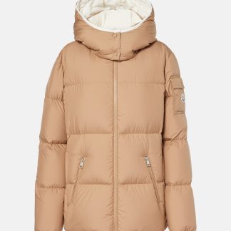 fashion luxury Moncler Fourmines down jacket in beige