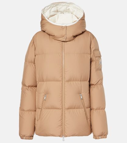 fashion luxury Moncler Fourmines down jacket in beige