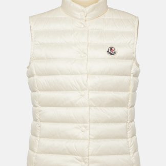 fashion luxury Moncler Liane down vest  in white