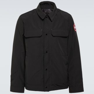 high quality designer Canada Goose Burnaby Chore utility jacket in black