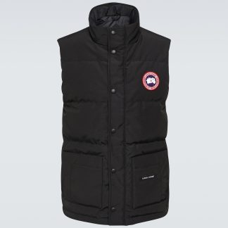 high quality designer Canada Goose Freestyle Crew padded vest in black