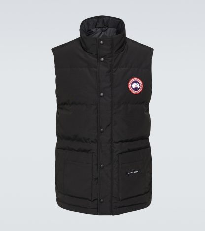 high quality designer Canada Goose Freestyle Crew padded vest in black