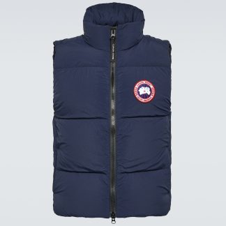 high quality designer Canada Goose Lawrence puffer vest in blue