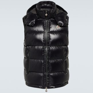 high quality designer Moncler Down vest in black