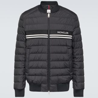 high quality designer Moncler Mounier quilted down jacket in black