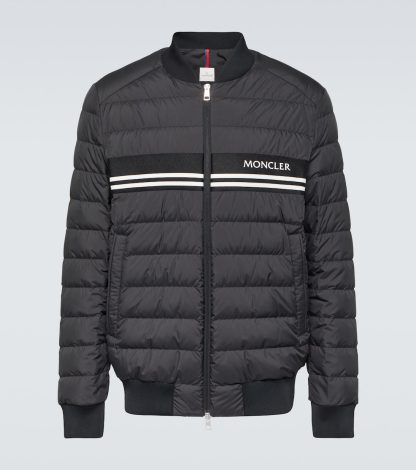 high quality designer Moncler Mounier quilted down jacket in black