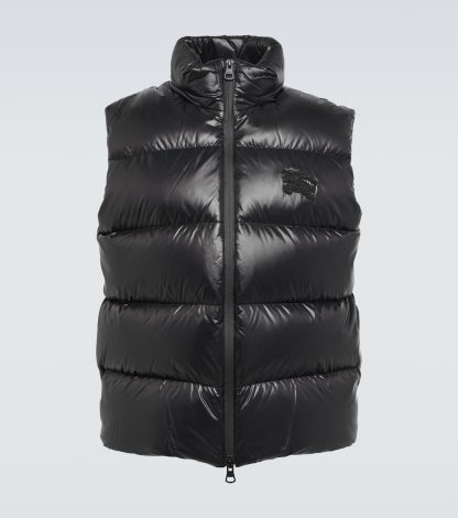 high quality luxury Burberry Padded vest in black