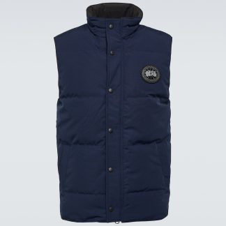 high quality luxury Canada Goose Garson down vest in blue