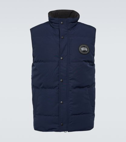 high quality luxury Canada Goose Garson down vest in blue