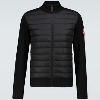 high quality luxury Canada Goose HyBridge knitted jacket in black