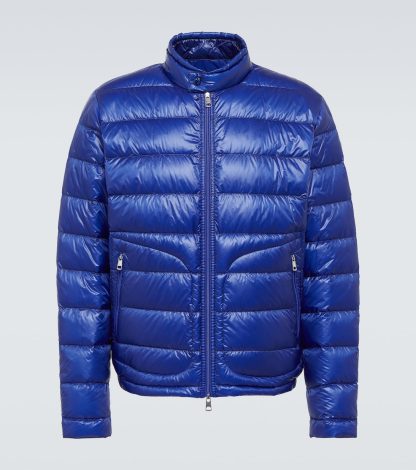 high quality luxury Moncler Acorus down jacket in blue