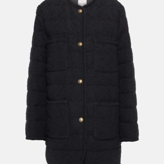 high quality luxury Moncler Epafo cotton-blend down jacket in black