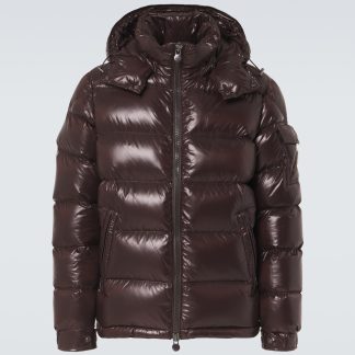 high quality luxury Moncler Maya down jacket in brown