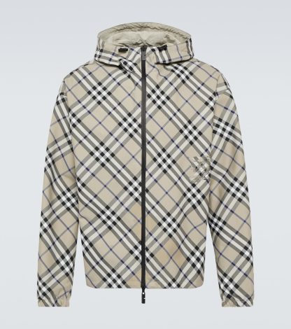 hot sale designer Burberry Burberry Check raincoat in multicoloured