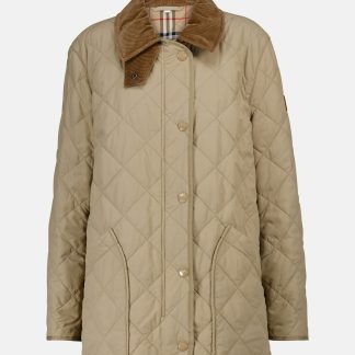 hot sale designer Burberry Quilted jacket in beige