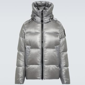 hot sale designer Canada Goose Black Label Crofton down jacket in grey