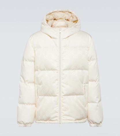 hot sale designer Gucci GG down jacket in white