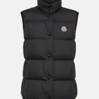 hot sale designer Moncler Badia down vest in black