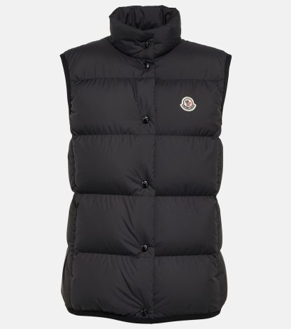 hot sale designer Moncler Badia down vest in black