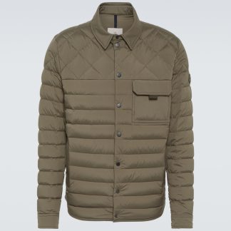 hot sale designer Moncler Iseran quilted down jacket in green