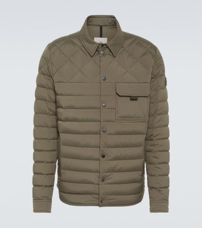 hot sale designer Moncler Iseran quilted down jacket in green