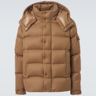 hot sale designer Moncler Vezere down jacket in brown