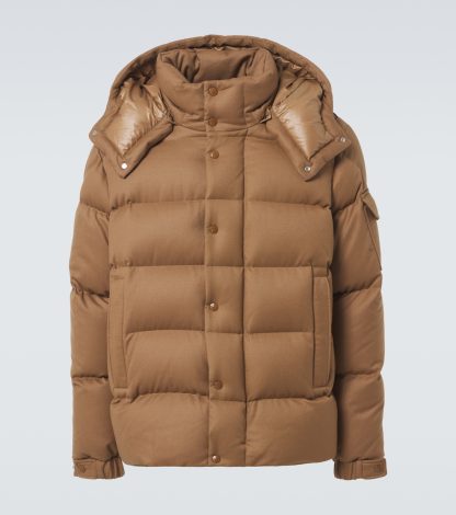 hot sale designer Moncler Vezere down jacket in brown