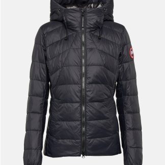 hot sale luxury Canada Goose Abbott hooded down jacket in black