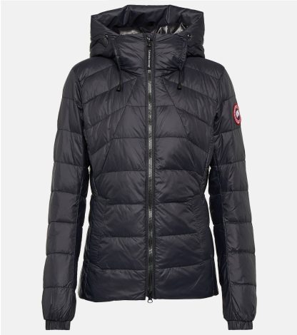 hot sale luxury Canada Goose Abbott hooded down jacket in black