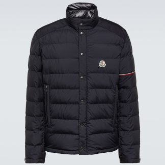 hot sale luxury Moncler Colomb quilted down jacket in blue