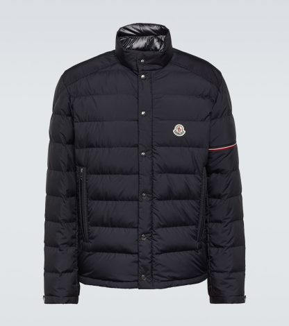 hot sale luxury Moncler Colomb quilted down jacket in blue