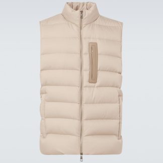 hot sale luxury Moncler Giaf down vest  in beige