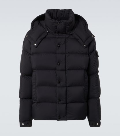 hot sale luxury Moncler Vezere quilted down jacket in black