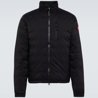 replica designer Canada Goose Lodge down jacket in black