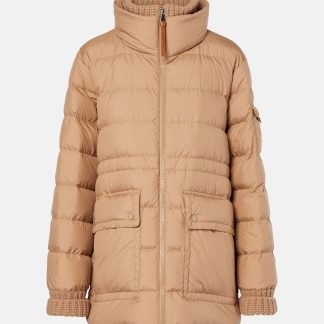 replica designer Moncler Baux down jacket in brown