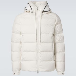 replica designer Moncler Cardere quilted down jacket in white