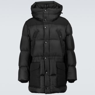 replica luxury Burberry Quilted puffer jacket in black