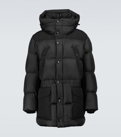 replica luxury Burberry Quilted puffer jacket in black