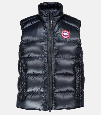 replica luxury Canada Goose Cypress down vest in black