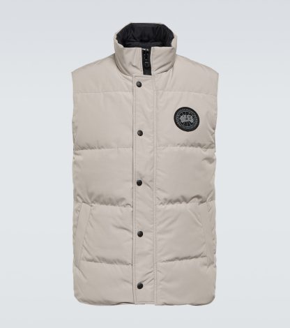 wholesale designer Canada Goose Black Label Garson down vest in beige