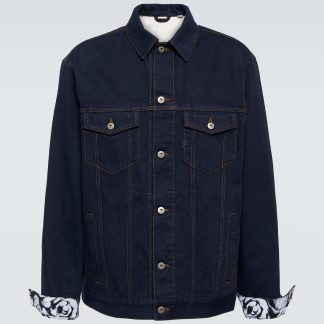 wholesale luxury Burberry Denim jacket in blue