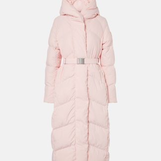 wholesale luxury Canada Goose Marlow belted down coat in pink