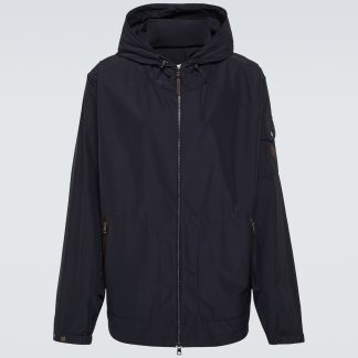 wholesale luxury Moncler Linth technical jacket in blue