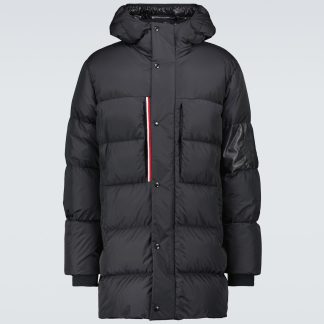 wholesale luxury Moncler Marceau long down jacket in blue