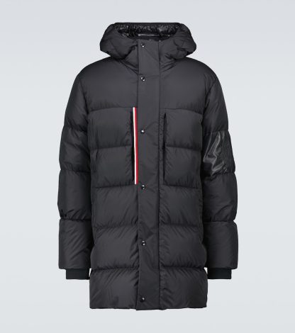 wholesale luxury Moncler Marceau long down jacket in blue